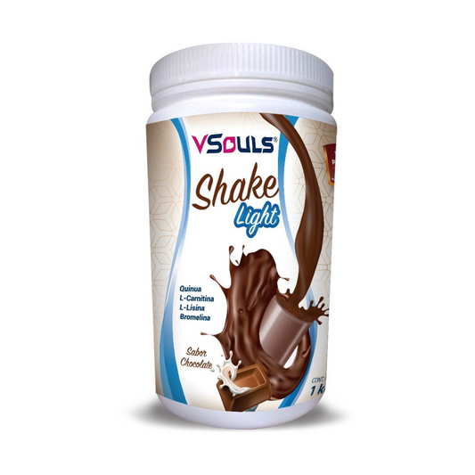 Malteada Shake Light Vsouls Sabor Chocolate 1 Kg