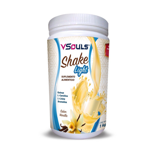 Malteada Shake Light Vsouls Sabor Vainilla 1 Kg