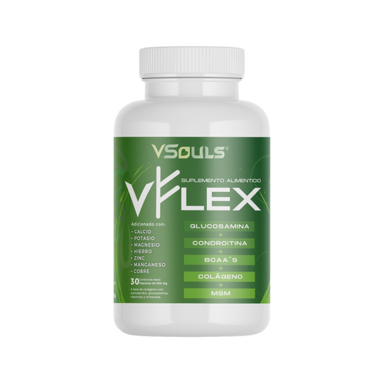 Vflex Vsouls Glucosamina Condroitina Colageno 30 Capsulas